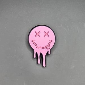 (5/$15) Dripping Smiley Face Croc Charm